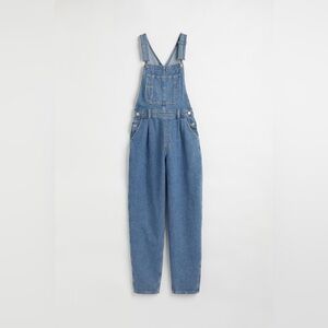 Straight Denim Overalls